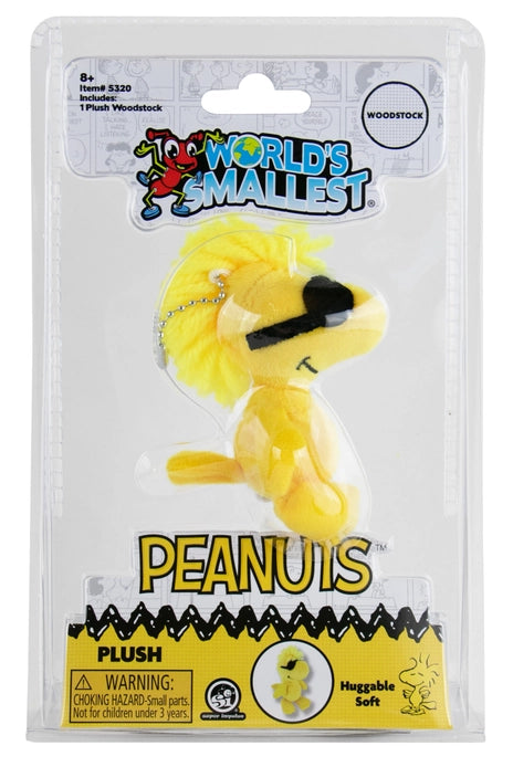 World's Smallest Peanuts plush toy in packaging