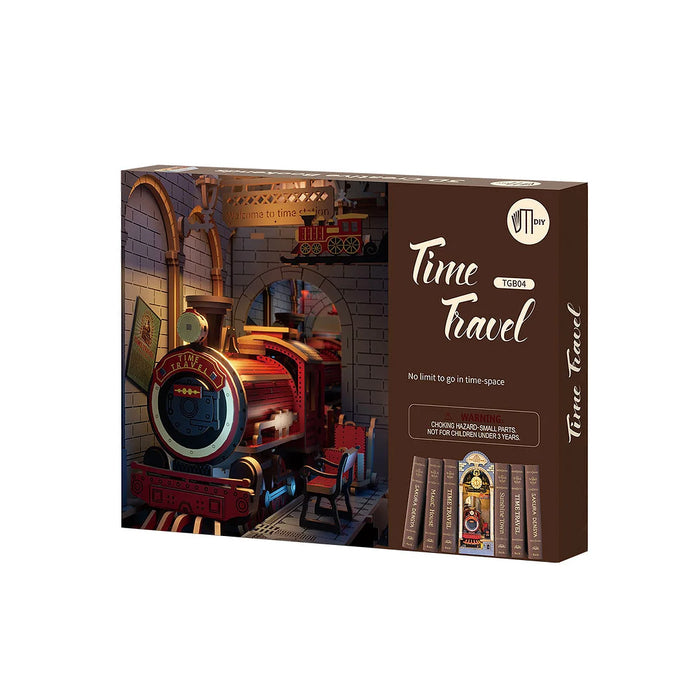 Time Travel Book Nook Shelf Insert Model Kit