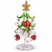 Snowman Glass Christmas Tree