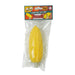 Corn on the cob toy with packaging on a white background