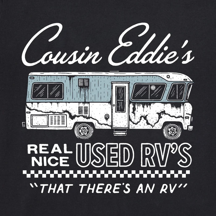 Life is Good Cousin Eddie's Real Nice Used RV's Short Sleeve Crusher Tee