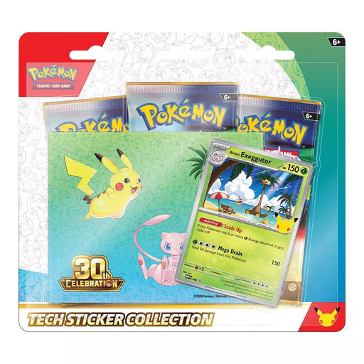 Pokémon Trading Card Game: 30th Celebration Tech Sticker Collection