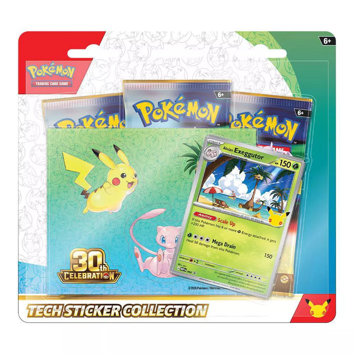 Pokémon Trading Card Game: 30th Celebration Tech Sticker Collection