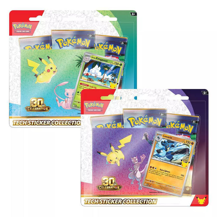 Pokémon Trading Card Game: 30th Celebration Tech Sticker Collection