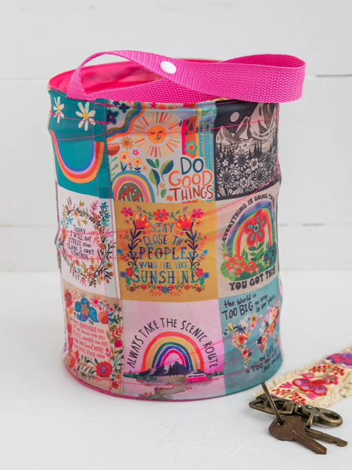 Chirp Patchwork Pop-Up Car Trash Can