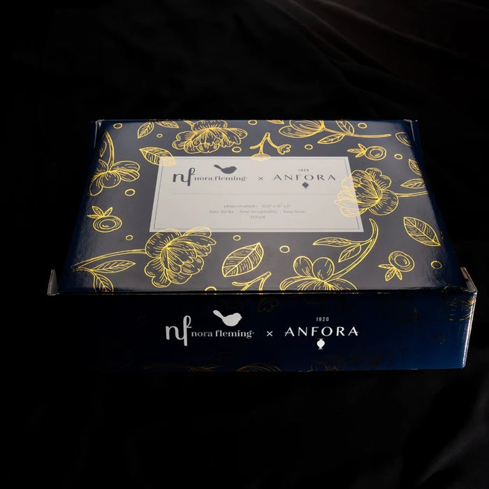 plato ovalado gift set