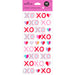 XOXO Hearts Valentine Stickers