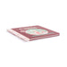 Cookbook with a red cover and white text on a white background
