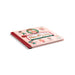 A spiral-bound children's book titled 'Gert Joes with Mrs. Claus' on a clean white background.