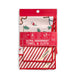 A packaged set of two Dr. Dooly ultra absorbent towels and a cloth, featuring a festive Christmas theme with red and white stripes, holly, and a gingerbread cookie print on a white background.