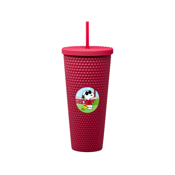 Peanuts Studded Joe Cool Tumbler with Straw