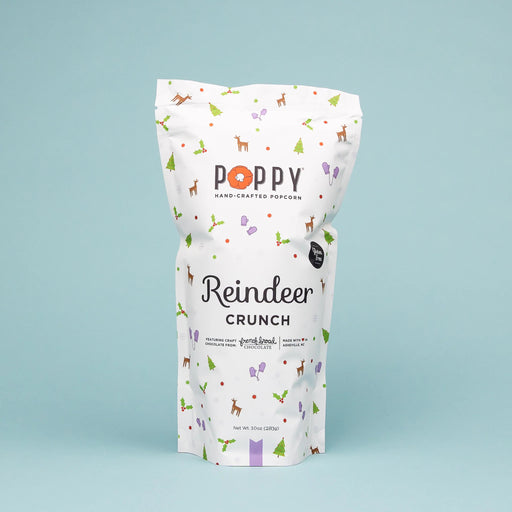 Poppy Hand-Crafted Popcorn Reindeer Crunch Market Bag