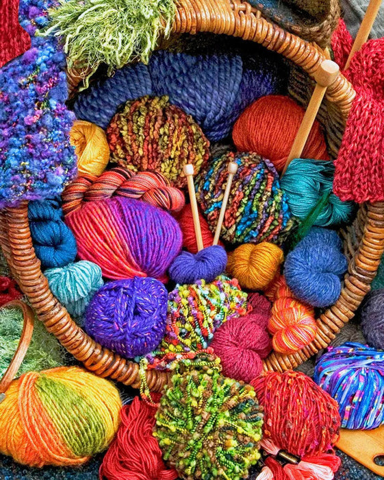 Yarn Cornucopia 500 Piece Jigsaw Puzzle