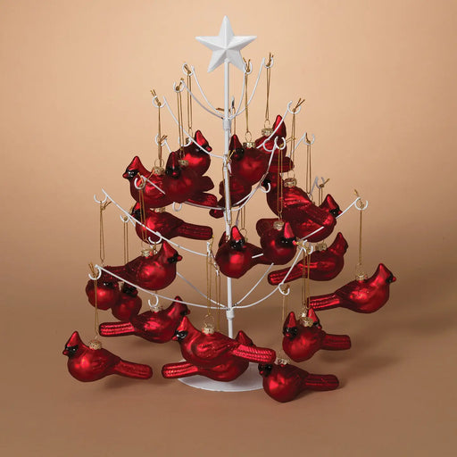 Handblown Glass Cardinal Ornament