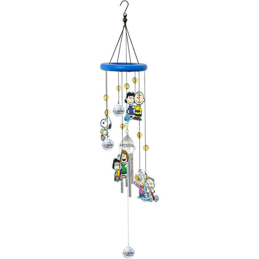 27" peanuts gang w/ crystal faceted ball