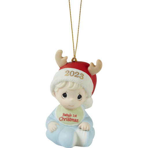 Precious Moments Baby’s First Christmas 2023 Dated Boy Ornament