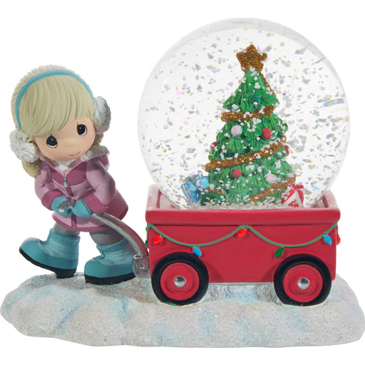 Precious Moments Share The Magic Of Christmas Musical Snow Globe