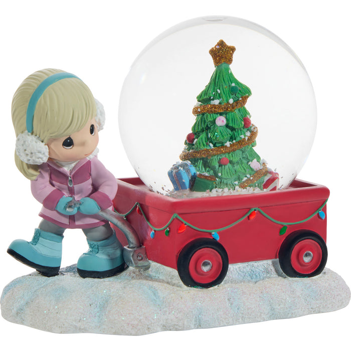 Precious Moments Share The Magic Of Christmas Musical Snow Globe