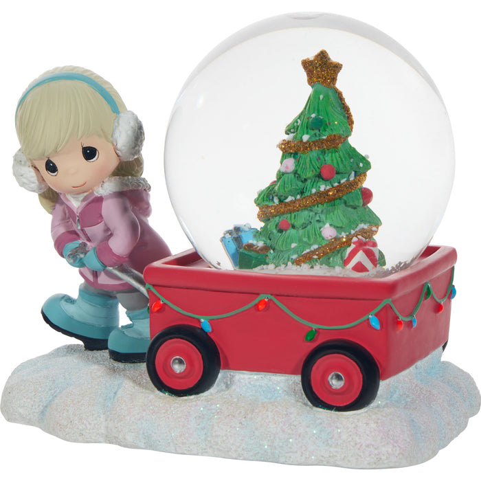 Precious Moments Share The Magic Of Christmas Musical Snow Globe