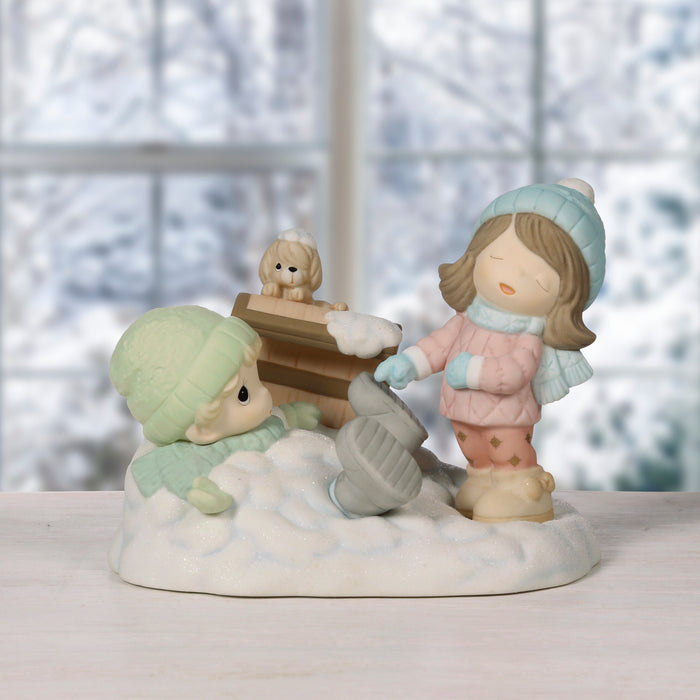 Precious Moments Life Is Snow Much Fun With You Figurine