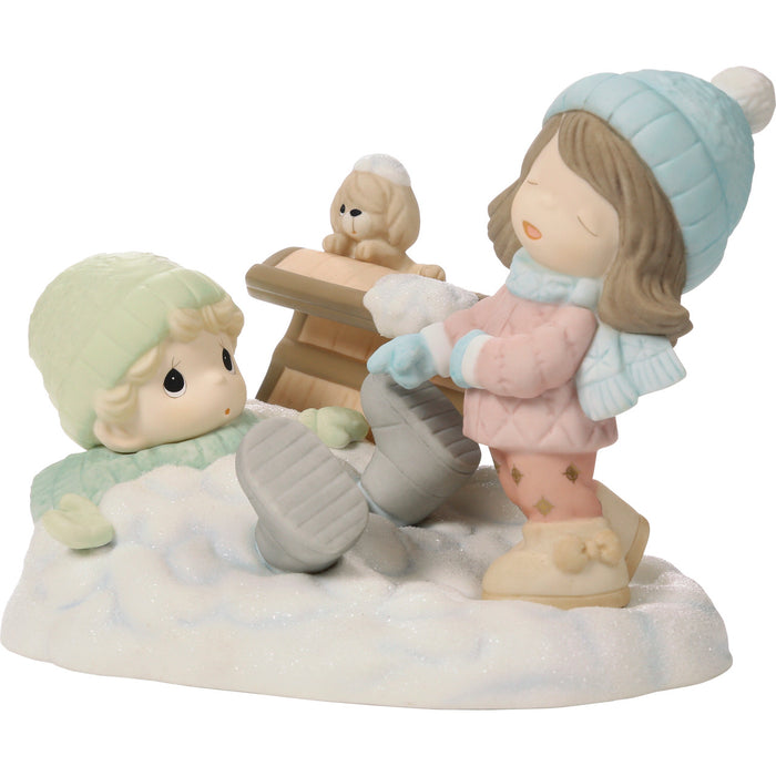Precious Moments Life Is Snow Much Fun With You Figurine