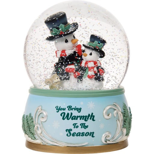 Precious Moments You Bring Warmth To The Season Annual Snowman Musical Snow Globe