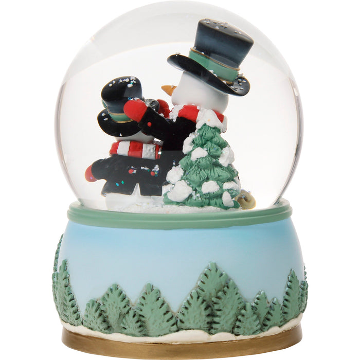 Precious Moments You Bring Warmth To The Season Annual Snowman Musical Snow Globe