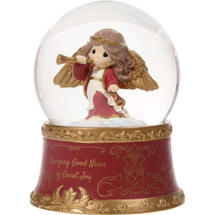 Precious Moments Bringing Good News Of Great Joy Annual Angel Musical Snow Globe