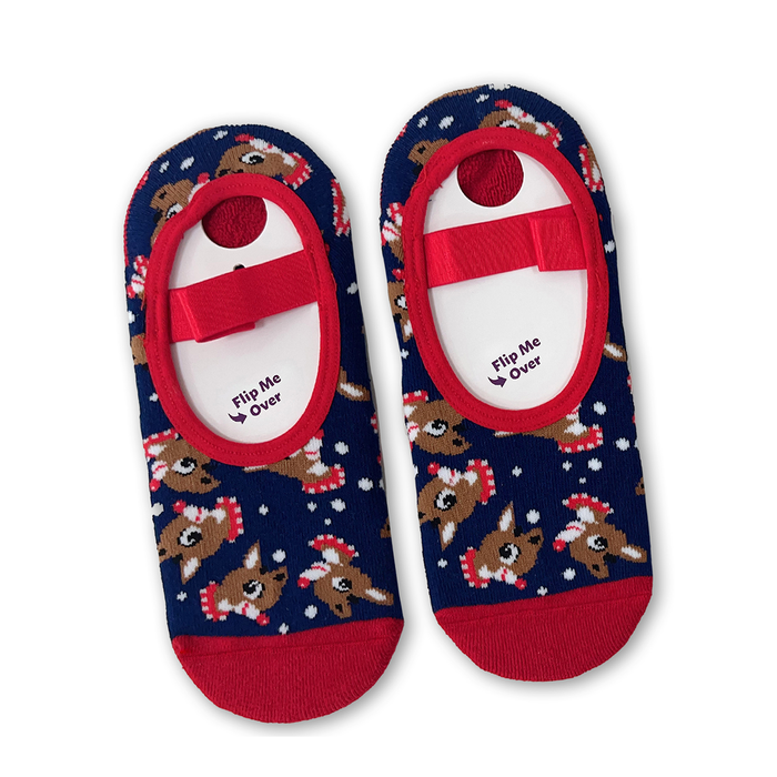 Peppermint Scented Ballet Socks - Rudolph