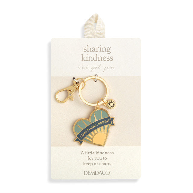 Sharing Kindness Heart Keychain