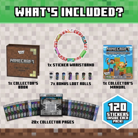 Sticki Rolls Minecraft Collector’s Book