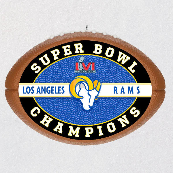 NFL Los Angeles Rams Super Bowl LVI Commemorative 2022 Ornament