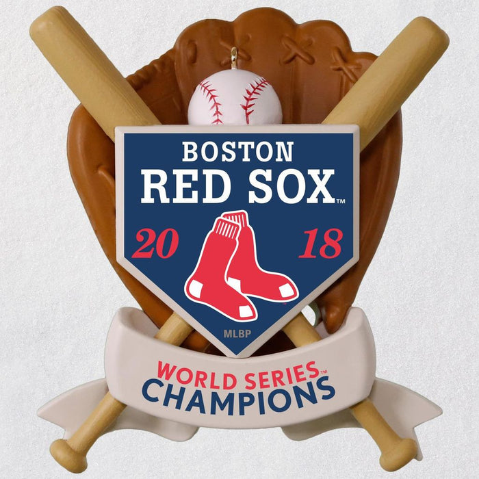 Dated 2018 World Series Champions Boston Red Sox Ornament