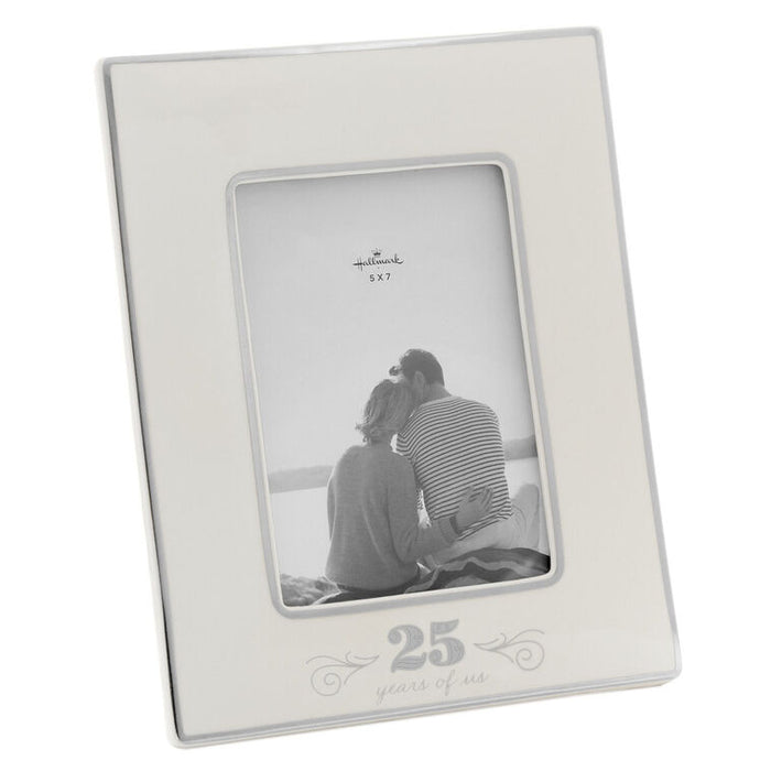 25 Years of Us Silver Anniversary Picture Frame, 5x7