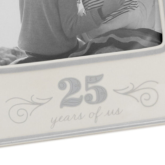 25 Years of Us Silver Anniversary Picture Frame, 5x7