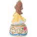 Decorative figurine of a princess in a yellow dress on a white background