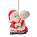 Precious Moments Santa & Mrs. Claus Kissing Ornament
