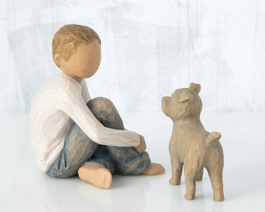 Love My Dog (small, standing) Figure - Always With Me, Full Of Personality!