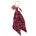 Maroon bandana keychain with 'Aggies' and logo on a white background
