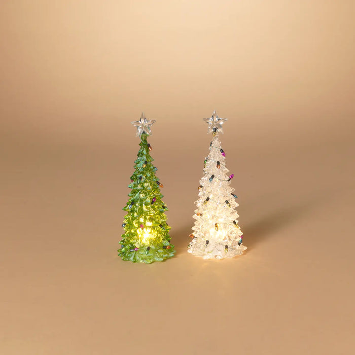 Lighted Acrylic Christmas Trees
