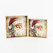 Vintage Santa Square Decorative Trays