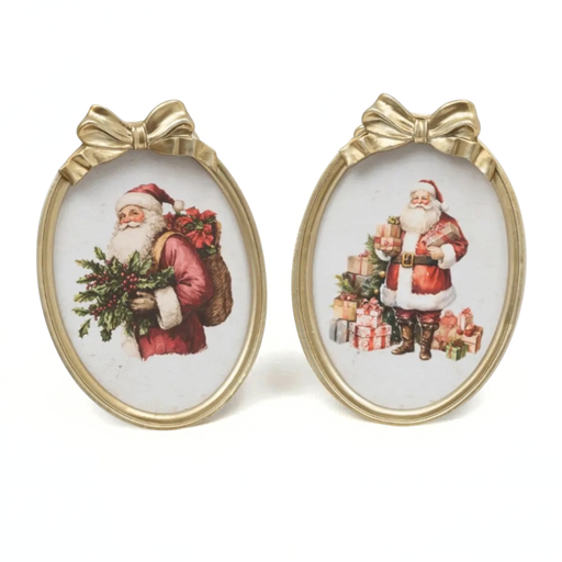 Vintage Santa Plaques