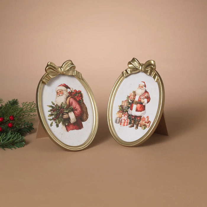 Vintage Santa Plaques