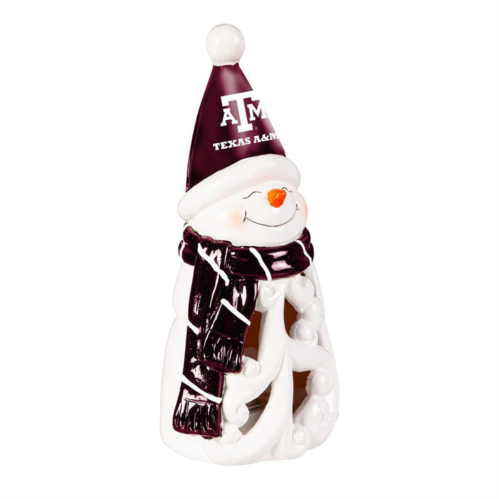 Texas A&M Snowman LED Statuary, 8"