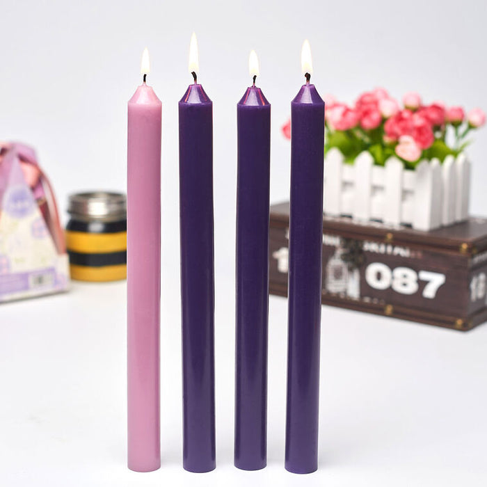 Advent Taper Candles, Set of 4