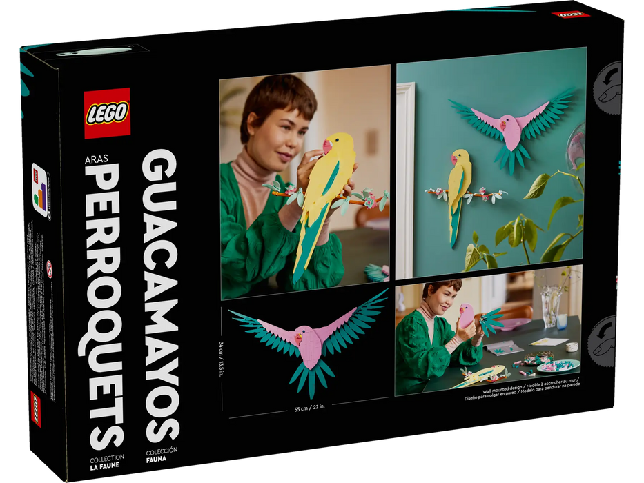 LEGO® The Fauna Collection – Macaw Parrots