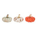 Fall Harvest Mini Glass Pumpkin