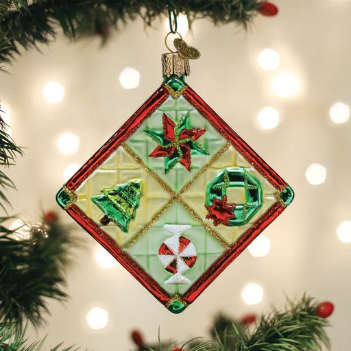 Old World Christmas Christmas Quilt Ornament