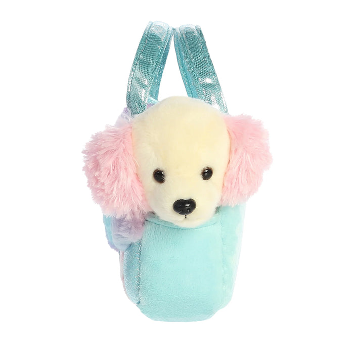 8 Puppy in Cotton Candy Carrier Fancy Pals Plush Trudy s Hallmark