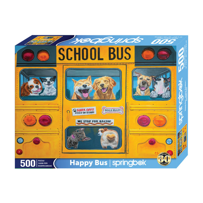Happy Bus 500 Piece Jigsaw Puzzle
